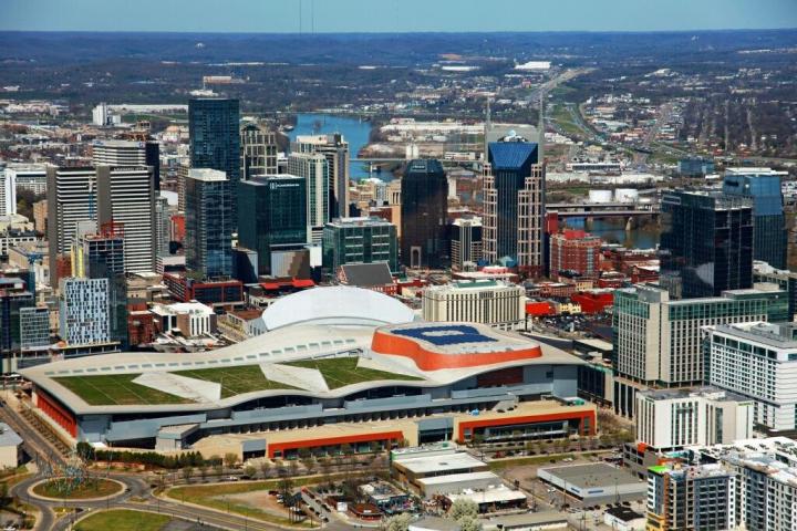 a large city landscape